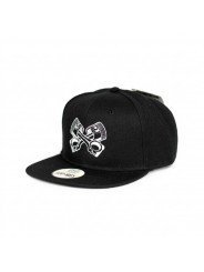 Top Hats Snapback Cap with Embroidered Pistons | Flat Brim Motorsport Cap