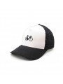 Gorra de Rejilla Top Hats con Bicicleta Bordada | Gorra Trucker de Ciclismo