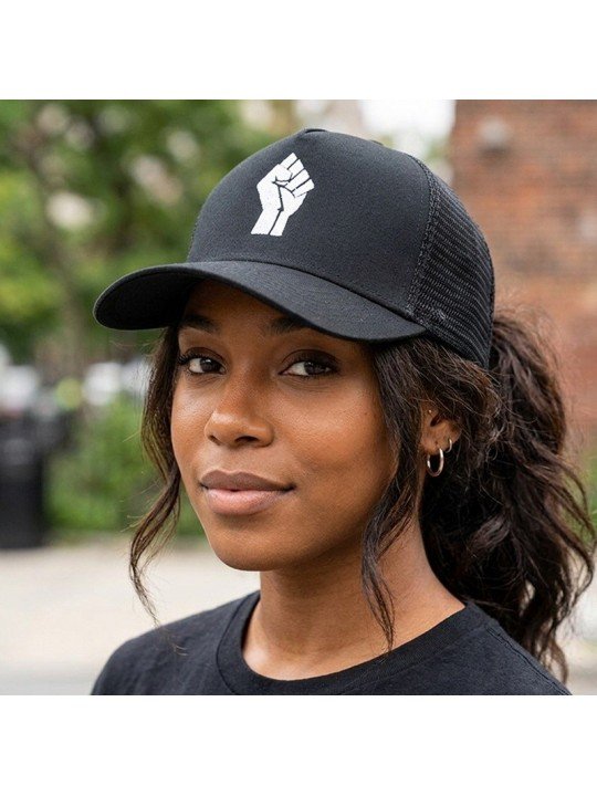 Gorra de rejilla Top Hats black lives matter trucker negro | Top Hats