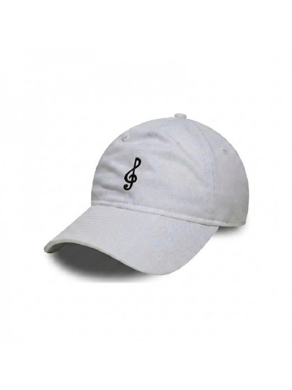 Gorra bordada con una nota musica SOL de top hats