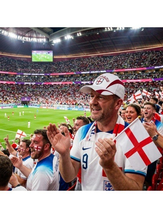 Gorra Bandera de Inglaterra Top Hats | Perfecta para el Mundial