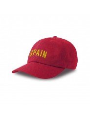 Gorra SPAIN con Bandera de España | Corona Blanda Ajustable