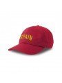 Gorra SPAIN con Bandera de España | Corona Blanda Ajustable