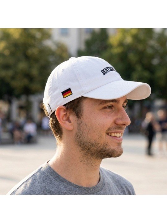 DEUTSCHLAND Embroidered Cap | Adjustable German Style Cap