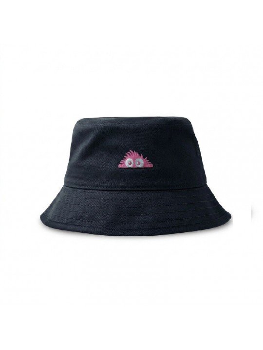 Sombrero con Monstruito Bordado Azul Marino | Diseño Original