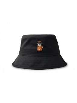 Sombrero Infantil con Gato y Gafas Bordado | Talla Niño