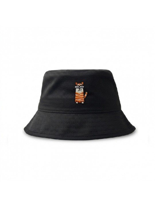 Sombrero Infantil con Gato y Gafas Bordado | Talla Niño