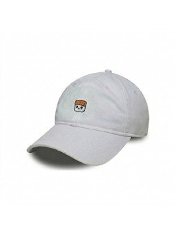 Gorra Sushi Bordada Corona Blanda | Diseño Divertido