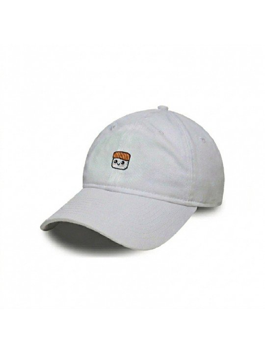 Gorra Sushi Bordada Corona Blanda | Diseño Divertido