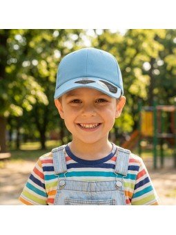 Gorra Infantil Atlantis de Corona Blanda | Algodón Orgánico y Ajuste Regulable