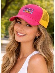 Vintage Cassette Embroidered Trucker Cap | Retro Style