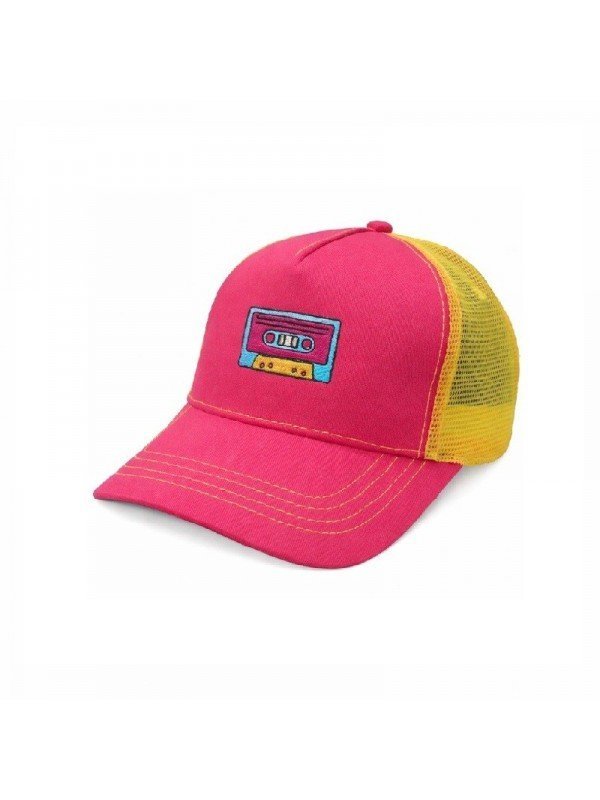 Gorra Trucker con Bordado de Cassette Vintage | Estilo Retro