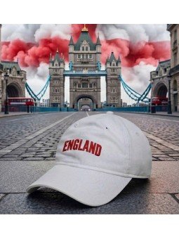 Gorra ENGLAND Bordada | Gorra con Bandera de Inglaterra