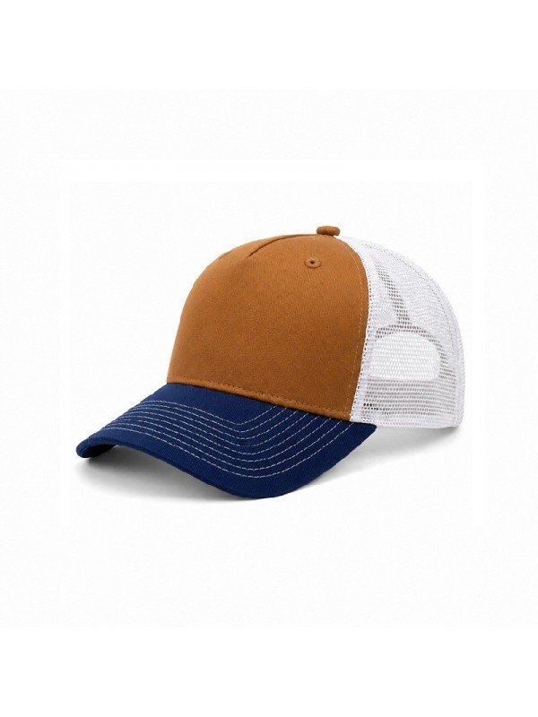 Gorra Trucker Tricolor de Rejilla Top Hats | Gorra Personalizable de Tres Colores