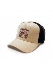 Gorra Trucker Top Hats Adventurer | Bordado de Van y Frontal Efecto Gamuza | Talla Adulto