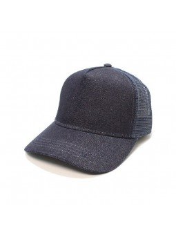 Gorra de Rejilla Tejana Top Hats | Estilo Trucker Denim | Talla Adulto
