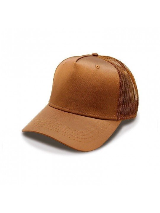 Top Hats Satin Mesh Cap | Modern Trucker Style | Adult Size