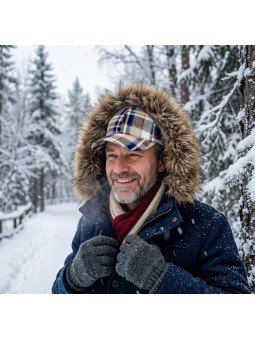 Gorra de Cuadros de Invierno Top Hats | Estilo Clásico