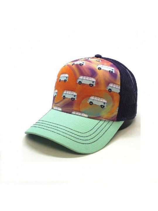 Gorra Estampada Top Hats con Furgoneta Van | Estilo Retro | Top Hats