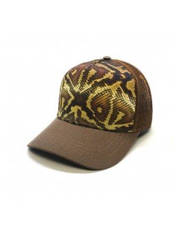 Top Hats Snake Print Trucker Cap | Urban Style Mesh Hat | Top Hats