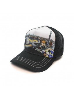 Gorra trucker TOP HATS Lagarto Gaudi Barcelona Talla Adulto Ajustable | Top Hats España