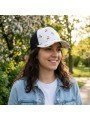 Gorra de Rejilla Top Hats con Estampado de Cerezas | Estilo Original | Top Hats
