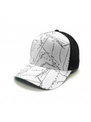 Gorra de Rejilla Top Hats con Estampado de Mapa | Estilo Aventurero  | Top Hats