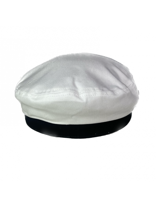 Sailor Cap with Embroidered Anchor & Laurel | Top Hats