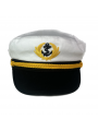 Sailor Cap with Embroidered Anchor & Laurel | Top Hats