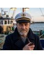 Sailor Cap with Embroidered Anchor & Laurel | Top Hats