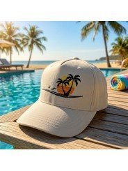 Top Hats SUNSET Embroidered Adjustable Cap | Casual Style