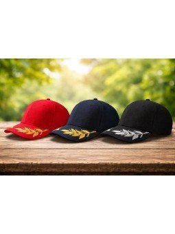 Gorra Atlantis con Laureles Bordados en la Visera | Gorra Premium