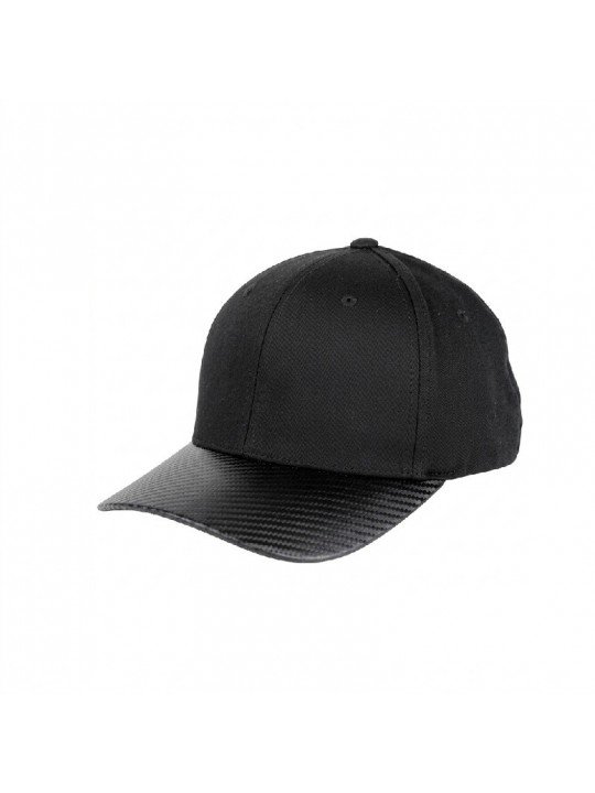 Flexfit Cap with Carbon-Style Visor | Closed Back Cap