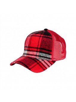Gorra de Cuadros con Rejilla para Invierno | Cálida, Transpirable y Elegante.