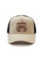 Gorra Trucker Top Hats Adventurer | Bordado de Van y Frontal Efecto Gamuza | Talla Adulto