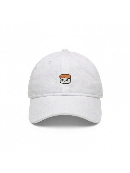 Gorra Sushi Bordada Corona Blanda | Diseño Divertido