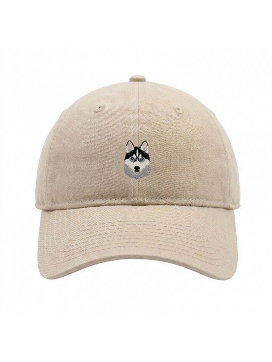 Top Hats | Gorra personalizada con bordado de perro Husky