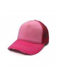 Gorra Rapper Destroyed de Rejilla de Atlantis | Gorra Personalizable con Bordado