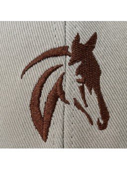 Gorra cabeza de caballo bordada | Estilo, fuerza y elegancia | Venta online