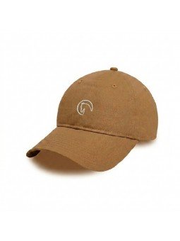 Top Hats Camel Cap with Horse Embroidery | Soft Crown Design