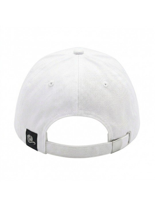 Gorra Top Hats con Palmera Bordada Blanca | Corona Blanda