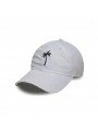 Gorra Top Hats con Palmera Bordada Blanca | Corona Blanda