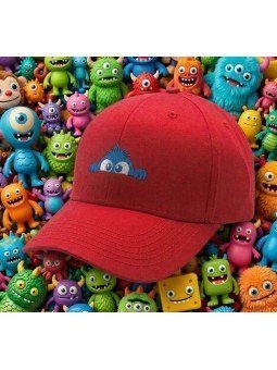 Gorra con bordado de monstruo | Diseño divertido y original