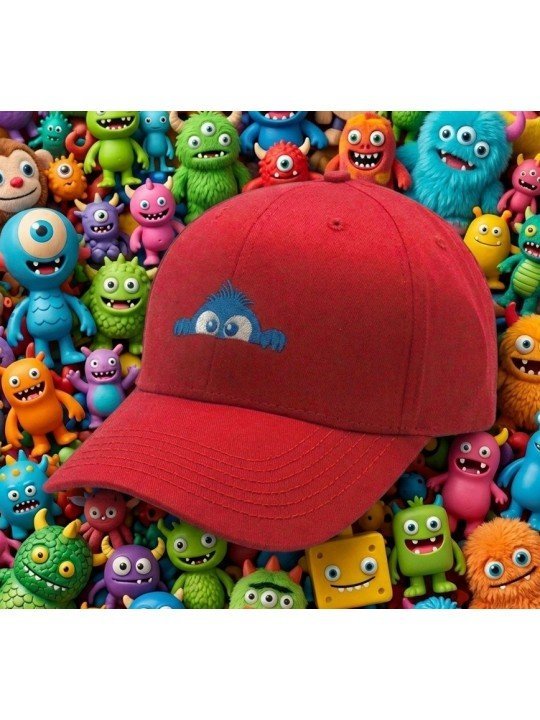 Gorra con bordado de monstruo | Diseño divertido y original