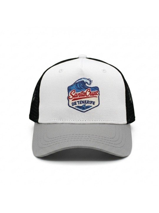 Gorra Top Hats Santa Cruz de Tenerife con Ola Surfera Bordada