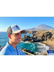 Gorra Top Hats Santa Cruz de Tenerife con Ola Surfera Bordada