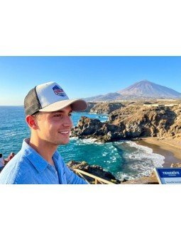 Gorra Top Hats Santa Cruz de Tenerife con Ola Surfera Bordada