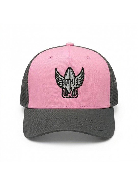 Gorra Top Hats de Rejilla con Bordado de Tabla de Surf con Alas | Estilo Surf