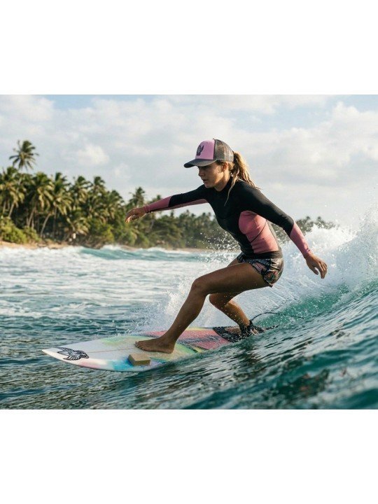Gorra Top Hats de Rejilla con Bordado de Tabla de Surf con Alas | Estilo Surf