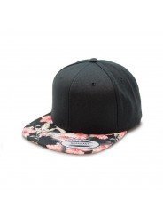 Gorra Snapback Flexfit con Visera de Flores Estampadas | Estilo Urbano